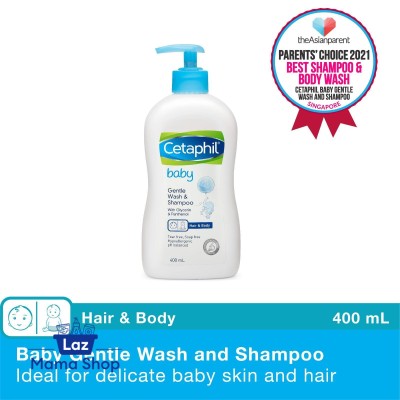 Cetaphil Baby Gentle Wash And Shampoo with Glycerin and Panthenol 400ml (Laz Mama Shop)